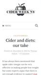 Mobile Screenshot of ciderweekny.com